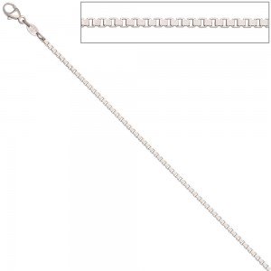 Venezianerkette 585 Weißgold 1,5mm 42cm Gold Kette Halskette Weißgoldkette