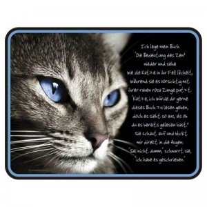 geprägtes Blechschild - Die Bedeutung des Zen