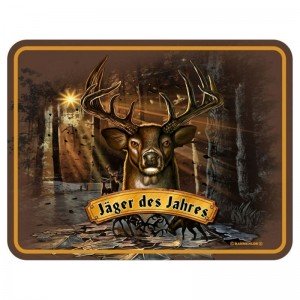geprägtes Blechschild - Jäger des Jahres