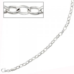 Armband 925 Sterling Silber rhodiniert 21cm Silberarmband Karabiner