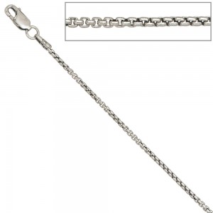 Venezianerkette 925 Sterling Silber 1,6mm 42cm Halskette Kette Karabiner