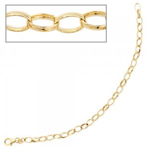 Armband 333 Gelbgold 19cm Goldarmband Karabiner