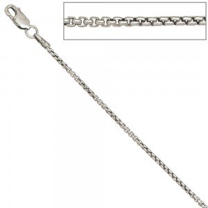 Venezianerkette 925 Sterling Silber 1,6mm 42cm Halskette Kette Karabiner