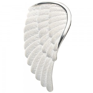 Anhänger Flügel Engelsflügel 925 Sterling Silber matt mattiert