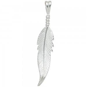 Anhänger Feder 925 Sterling Silber