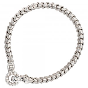 Armband 585 Weißgold 20 Diamanten Brillanten 19cm Weißgoldarmband