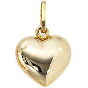 Kinder Anhänger Herz 333 Gelbgold Herzanhänger Kinderanhänger