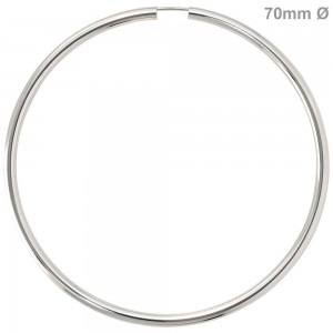 Creolen rund 925 Sterling Silber Ohrringe Silberohrringe Silbercreolen