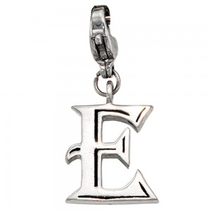 Anhänger Charm Buchstabe E Edelstahl