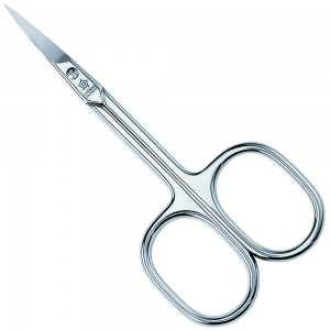 Pfeilring Hautschere, vernickelt, 9cm lang