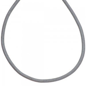 Leder Halskette Kette Schnur grau 100cm