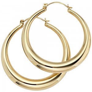 Creolen rund 333 Gelbgold Ohrringe Goldohrringe Goldcreolen