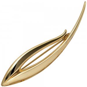 Brosche 333 Gelbgold Goldbrosche