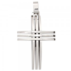 Anhänger Kreuz Edelstahl Kreuzanhänger Edelstahlkreuz