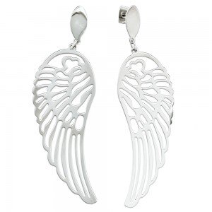Ohrhänger Flügel Engelsflügel Edelstahl Ohrringe Ohrstecker Edelstahlohrringe