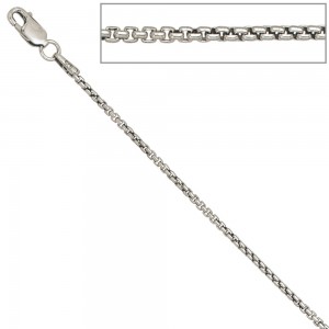 Venezianerkette 925 Silber 1,6mm 36cm Halskette Kette Silberkette Karabiner