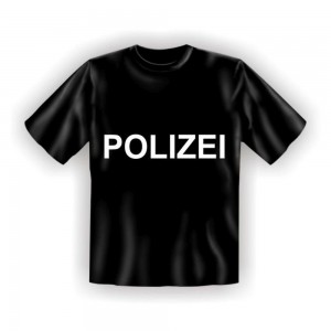 Fun T-Shirt Polizei