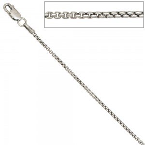 Venezianerkette 925 Silber 1,6mm 36cm Halskette Kette Silberkette Karabiner