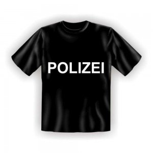 Fun T-Shirt Polizei