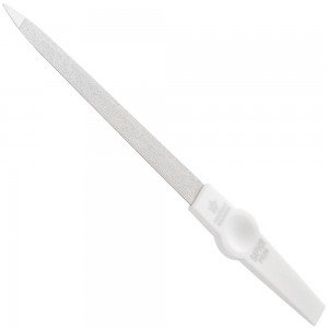 Pfeilring Saphir-Nagelfeile, weiß, doppelseitig, 18cm lang