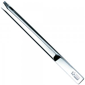 Pfeilring Pinzette, schräg, 8cm lang