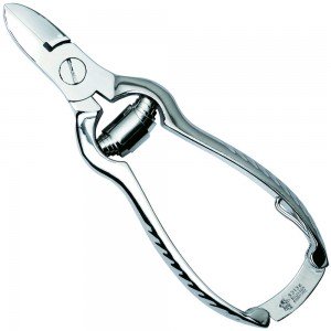 Pfeilring Nagelzange mit Pufferfeder, 14cm lang, vernickelt