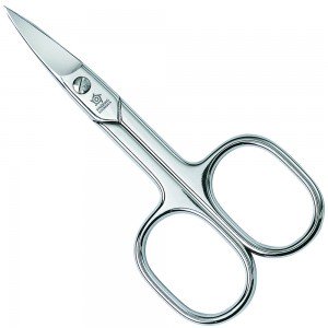 Pfeilring Nagelschere, 9cm lang, vernickelt