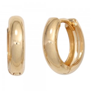 Creolen rund 333 Gelbgold Ohrringe Goldohrringe Goldcreolen