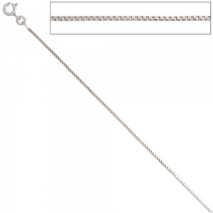 Venezianerkette 333 Weißgold 0,9mm 42cm Gold Kette Halskette Weißgoldkette