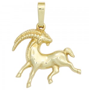 Anhänger Sternzeichen Steinbock 333 Gelbgold Sternzeichenanhänger