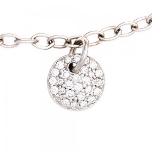 Armband 585 Weißgold 29 Diamanten Brillanten 18,5cm Weißgoldarmband
