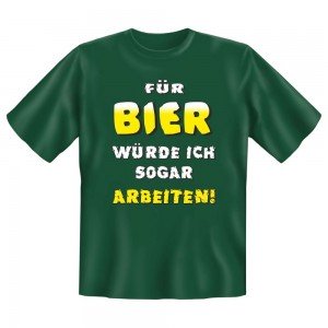 Fun T-Shirt Für Bier