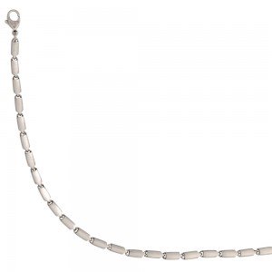 Armband 950 Platin matt 20cm Platinarmband Karabiner