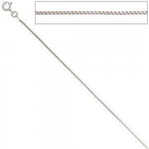 Venezianerkette 585 Weißgold 0,9mm 42cm Gold Kette Halskette Weißgoldkette