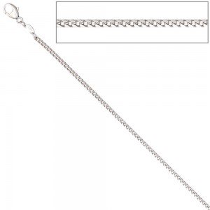 Bingokette 585 Weißgold 1,5mm 45cm Gold Kette Halskette Weißgoldkette