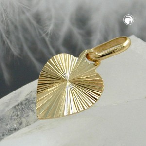 Anhänger Herz diamantiert 585 Gold