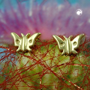 Ohrstecker Schmetterling 375 Gold