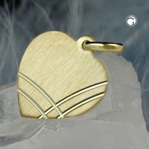Anhänger Herz diamantiert 375 Gold
