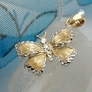 Anhänger Schmetterling 375 Gold