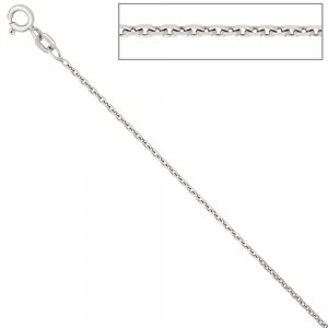 Ankerkette 925 Silber 1,5mm 42cm Halskette Kette Silberkette Federring
