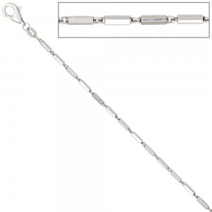 Gliederkette 925 Silber 1,4mm 50cm Halskette Kette Silberkette Karabiner