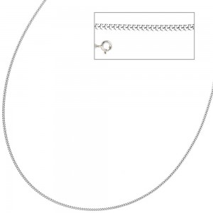 Panzerkette 925 Sterling Silber 1,7mm 38cm Halskette Kette Silberkette