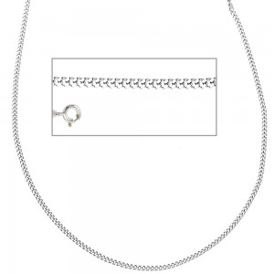 Panzerkette 925 Sterling Silber 2mm 38cm Halskette Kette Silberkette Federring