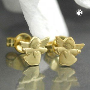 Ohrstecker fliegender Engel 375 Gold