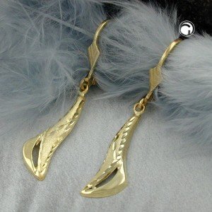 Ohrring Ohrbehang diamantiert 375 Gold