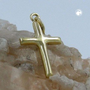 Anhänger kleines Kreuz 333 Gelbgold