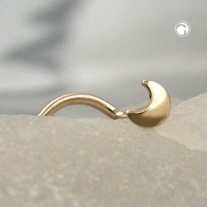 Nasenstecker kleiner Mond 585 Gold