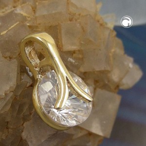 Anhänger Zirkonia 375 Gold