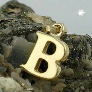 Anhänger Buchstabe B 375 Gold