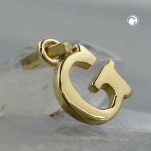Anhänger Buchstabe G 375 Gold